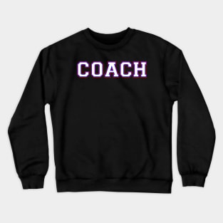 Coach in Red, White and Blue Crewneck Sweatshirt